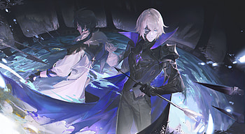 Kaeya & Dainsleif, Dainsleif (Genshin Impact), Kaeya (Genshin Impact), video game, Genshin Impact HD wallpaper