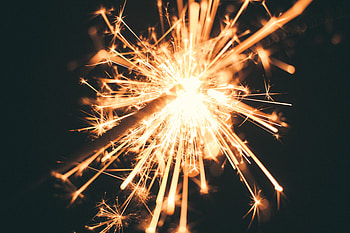 Holidays, Shine, Sparks, Brilliance, Sparkler HD wallpaper