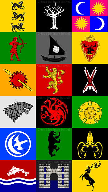 Game of Thrones 7 plus House Sigil Houses Clegane Forrester, Tarth Tarly Seaworth HD phone wallpaper