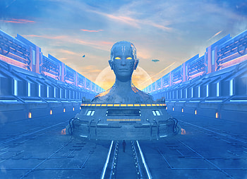 Art, Building, Sculpture, Sci-Fi, Bust HD wallpaper