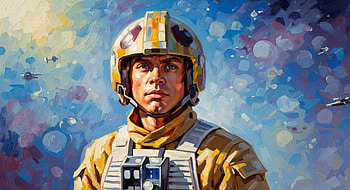 Luke Skywalker — X-Wing Pilot Portrait, Luke Skywalker, Pilot, Helmet, Portrait HD wallpaper