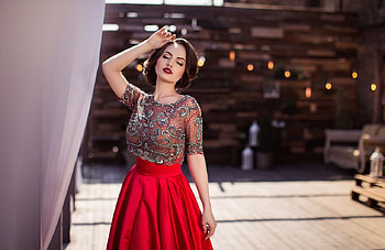 Beauty, lady, model, abstract, graphy HD wallpaper