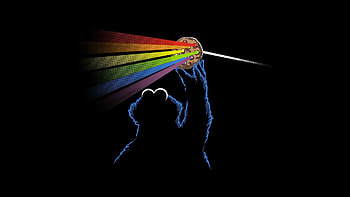 Pink Floyd Dark Side of Cookie Monster / and Mobile Backgrounds HD wallpaper