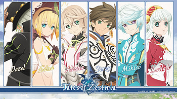 Tales Of, Anime, Tales Of Zestiria The X, Alisha Dipa, Dezel (Zestiria), Edna (Zestiria), Lailah (Zestiria), Sorey (Zestiria) HD wallpaper