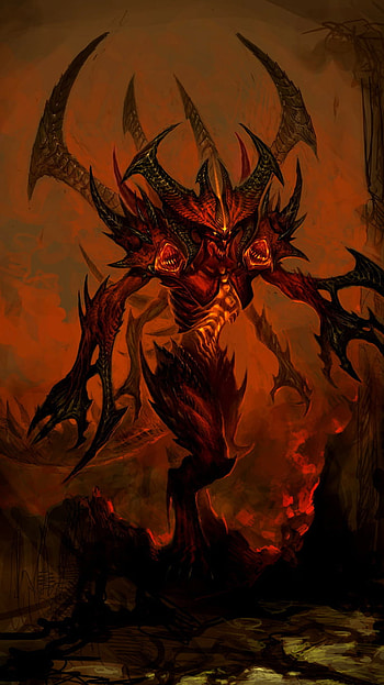 Demon, Red Demon HD phone wallpaper