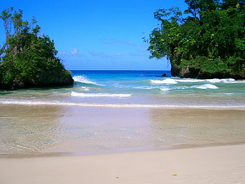 Jamaica, view, ocean, beach HD wallpaper