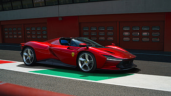 Daytona SP3 at the Grid — Ferrari Quad, Vehicle, Ferrari Daytona SP3 HD wallpaper