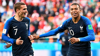 Antoine Griezmann, Kylian Mbappe HD wallpaper
