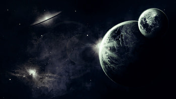 dark space visuals, Black hole aesthetics, Mysterious cosmos, Night sky wonders HD wallpaper