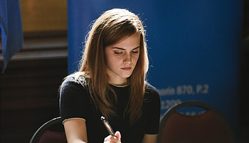 Emma Watson, brunette, actress HD wallpaper