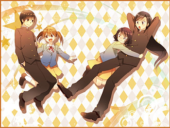 Hourou Musuko, Anime Friends, Chizuru, Smile, Kanako Sasa, Takatsuki, Sarashina, Shirai, Anime Transgender, Big Eyes, Anime Girl, Momoko, Crossdressing, Friends, Yoshino Takatsuki, Yoshino, Transgender, Anime, Kanako, Seifuku, Chizuru Sarashina, Sasa, School Uniform, Momoko Shirai, Long Hair HD wallpaper
