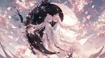 Anime Yin & Yang Harmony -, Anime, Yin Yang HD wallpaper