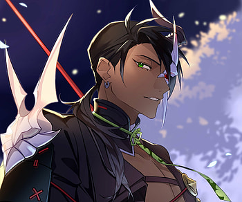 Aragami Ouga, Holostars, Aragami Ouga, Anime, Virtual Youtuber HD wallpaper