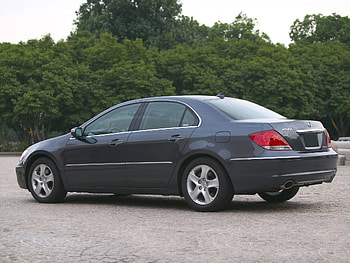 Auto, Trees, Acura, Cars, Asphalt, Grey, Side View, Style, Akura, Rl HD wallpaper