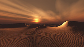 Dark Desert, dark, desert, nature HD wallpaper