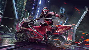 Cyberpunk Samurai, cyberpunk, games, behance HD wallpaper