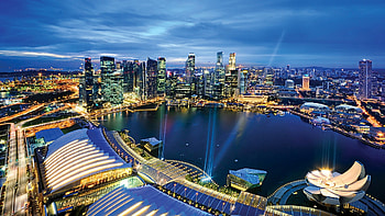 Singapore night life, , Urban vibrance, City lights HD wallpaper