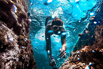 Discover scuba diving, Ferienwohnung, Unleash your curiosity, Deep sea wonder HD wallpaper
