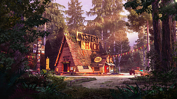Gravity Falls Animation, Mystery Shack artwork, Fan creations, Artistic homage HD wallpaper