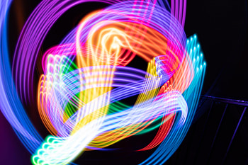 Abstract, Multicolored, Motley, Lines, Long Exposure, zelight, Glow HD wallpaper