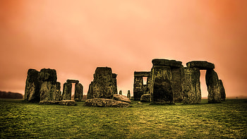 Rocks, Stonehenge, mystical, landscape HD wallpaper