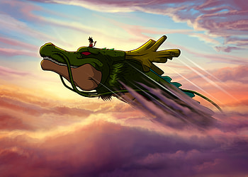Shenron Dragon Ball' Poster Print by Fadilr R. Displate. Dragones , Figuras de goku, Dbz fondos de pantalla HD wallpaper