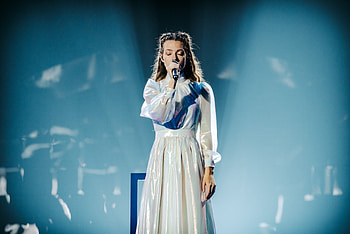 Amanda Georgiadi Tenfjord, Greek singer, All details, Rehearsal HD wallpaper