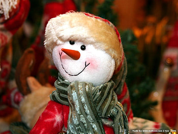 Sweet snowman, snowman, decoration, holiday, christmas HD wallpaper