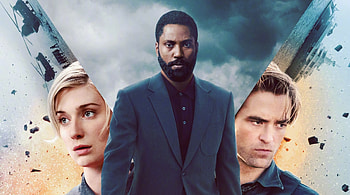 John David Washington, Elizabeth Debicki, Robert Pattinson HD wallpaper