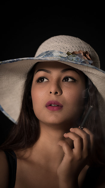 Aditi muktiyal, telugu actress, model, smoking HD phone wallpaper