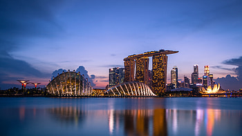 Marina Bay Sands, Singapore HD wallpaper