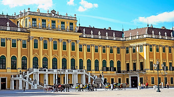 Schonbrunn Palace, , Background , Schnbrunn palace HD wallpaper