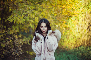 Blue Eyes Girl Winter Clothing , blue-eyes, girls, model HD wallpaper