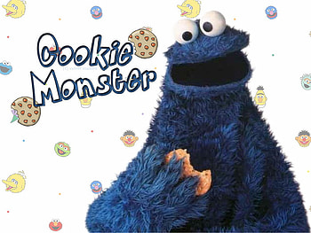 Cookie Monster, monster, cookies HD wallpaper