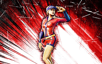 Sun Strider, grunge art, Fortnite Battle Royale, Fortnite characters, Sun Strider Skin, red abstract rays, Fortnite, Sun Strider Fortnite HD wallpaper
