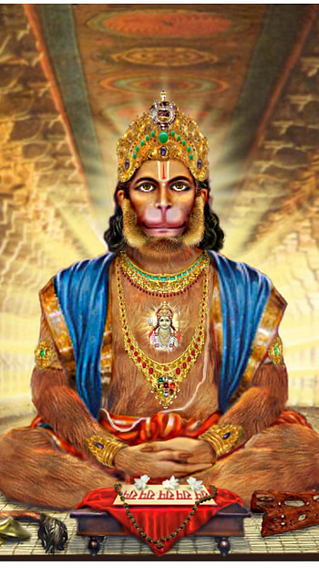 Hanuman, Beautiful Background HD phone wallpaper