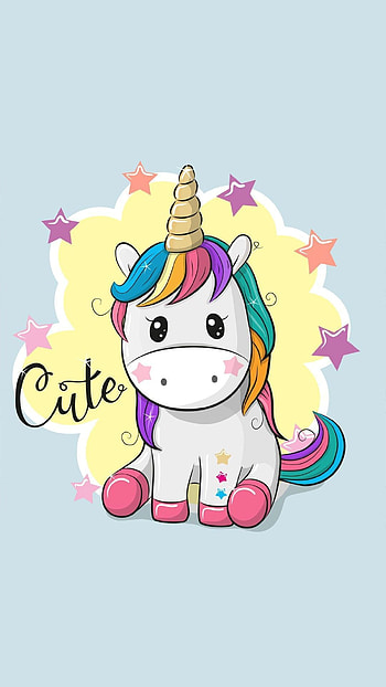 Cute Cartoon Unicorn - Top Cute Cartoon Unicorn Background - Unicorn cute, Unicorn , Cute cartoon, Cool Cartoon Unicorn HD phone wallpaper