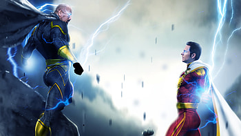 Black Adam And Shazam, black-adam, shazam, superheroes, artwork, artstation HD wallpaper