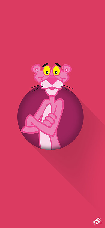 Pink_Panther_1, aesthetic, trending, , magenta, pink, cartoon, pinkaesthetic, trend, pinkpanther HD phone wallpaper