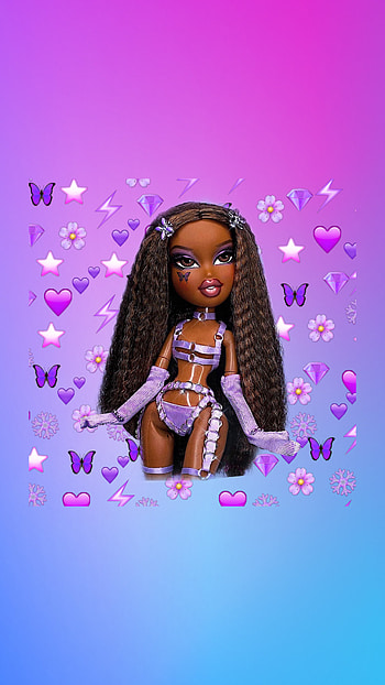Purple Bratz, doll, girl, cute HD phone wallpaper