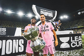 Inter Miami CF Victory Celebration, Sergio Busquets, Inter Miami CF, Sports HD wallpaper