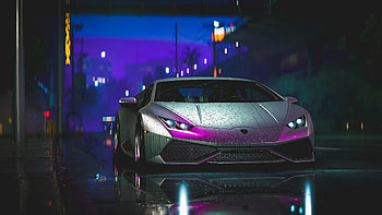 Lamborghini Aventador Reflection Art , lamborghini-aventador, lamborghini, cars, artist, artwork, digital-art, artstation HD wallpaper