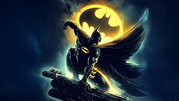 Batman Where Day Meets Night, batman, superheroes, artwork, art, digital-art HD wallpaper