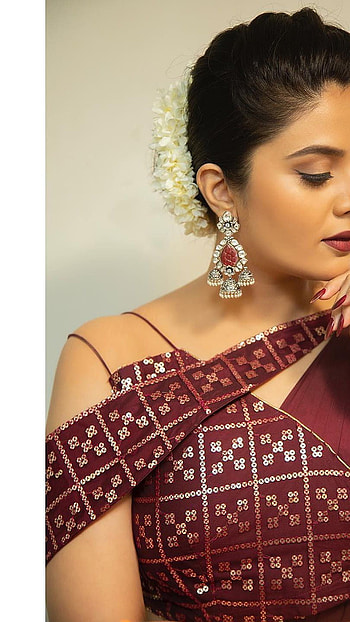 Sreemukhi, telugu actress, model HD phone wallpaper