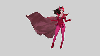 Scarlet Witch 2020, scarlet-witch, superheroes, artwork, artist, artstation HD wallpaper