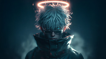 Satoru Gojo The Power Of Infinity, satoru-gojo, anime, artwork, digital-art, art, artist, ai HD wallpaper