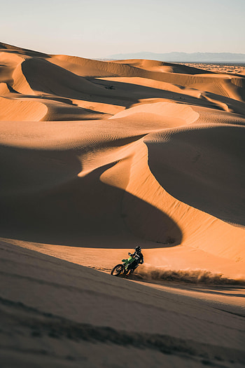 Sand, Motorcycles, Desert, Rally, Motorcyclist, Motorcycle, Ktm HD phone wallpaper