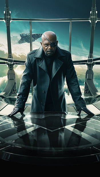 Nick Fury, Marvel Heroes HD phone wallpaper