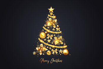 :), card, black, tree, golden, craciun, christmas HD wallpaper