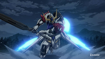 - ASW-G-08 Gundam Barbatos Lupus (episode 32) Sword-Mace (2).jpg | The Gundam Wiki | FANDOM powered by Wikia HD wallpaper